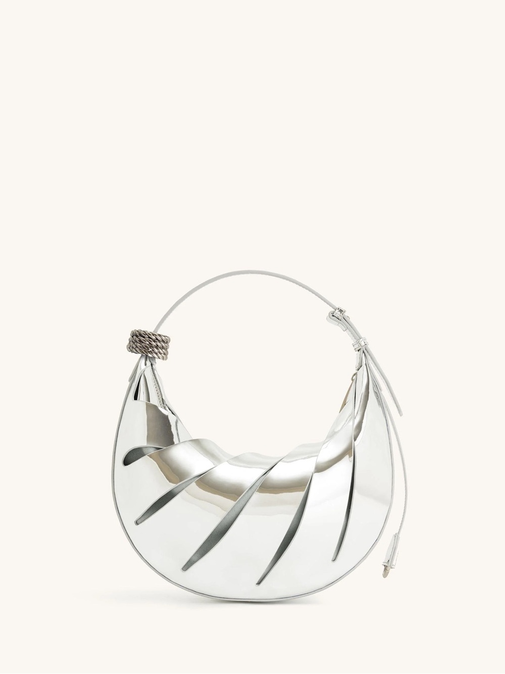 JW PEI Hollow Out Shoulder Bag in Silver